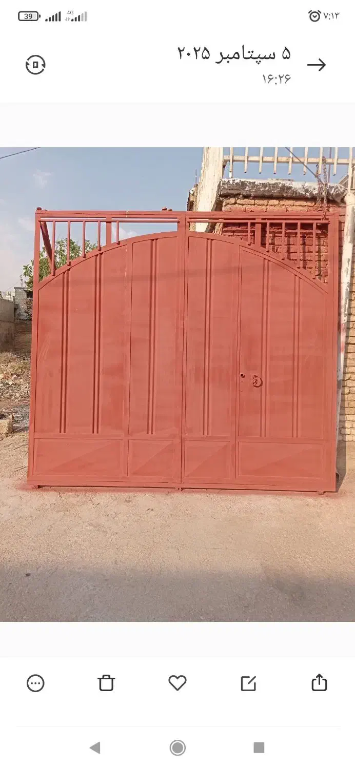 درب آهنی|مصالح و تجهیزات ساختمان|فارسان, |دیوار