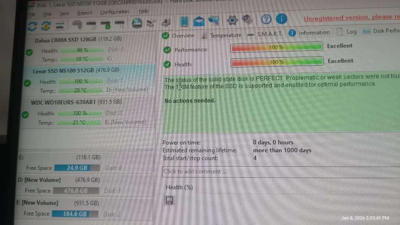 2 عدد هارد ssd 512 lexar|قطعات و لوازم جانبی رایانه|بابلسر, |دیوار