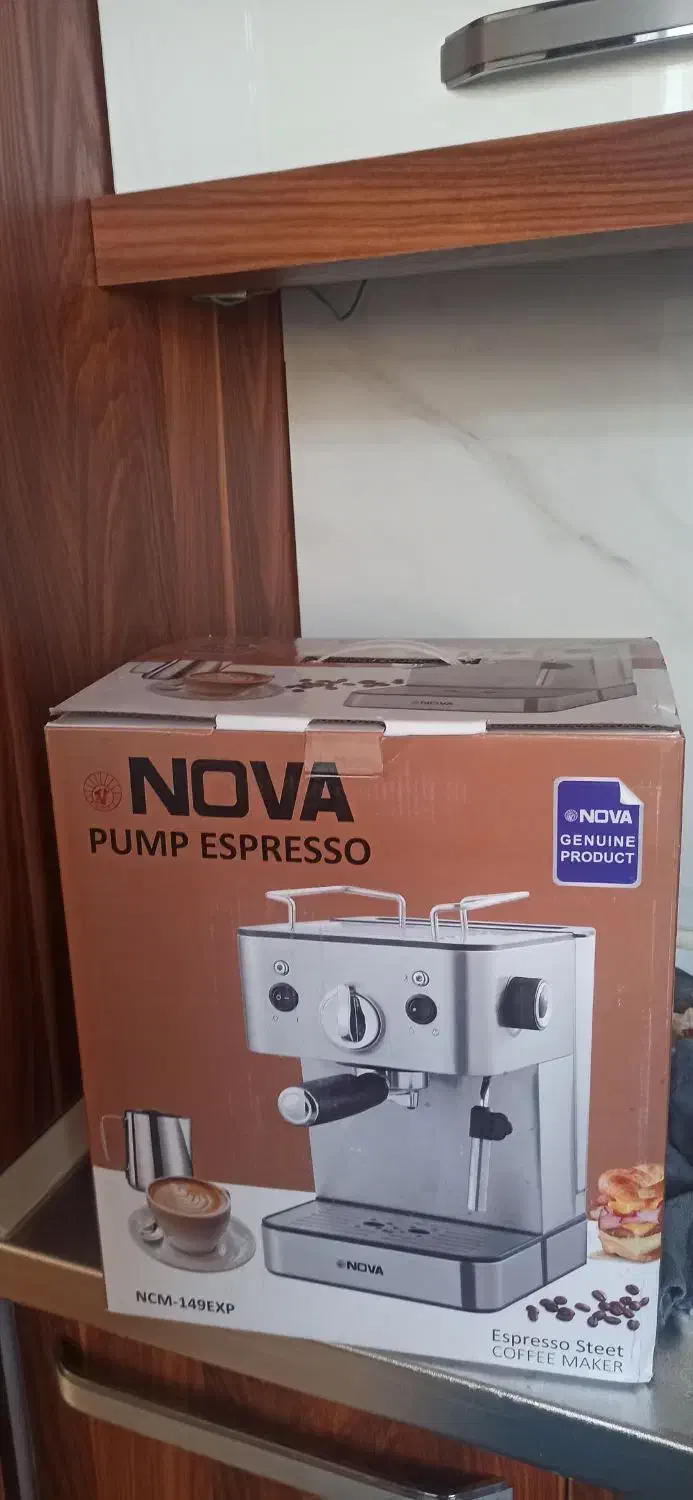 قهوه ساز اسپرسو ساز نو آکبند|سماور، چایساز، قهوهساز|مشگین شهر, |دیوار