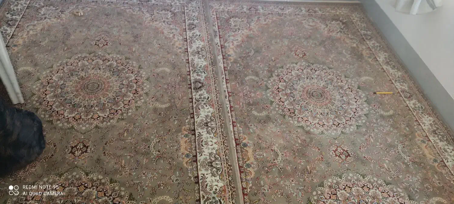 دو تختە فرش شش متری در حد نو|فرش|جوانرود, |دیوار