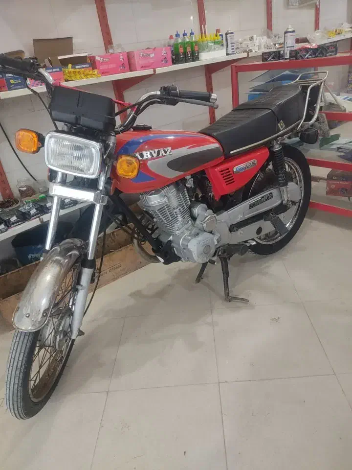 موتور نیرو موتور استارتی کاربرات مدل 95 پلاک ملی|موتورسیکلت|بندرعباس, |دیوار