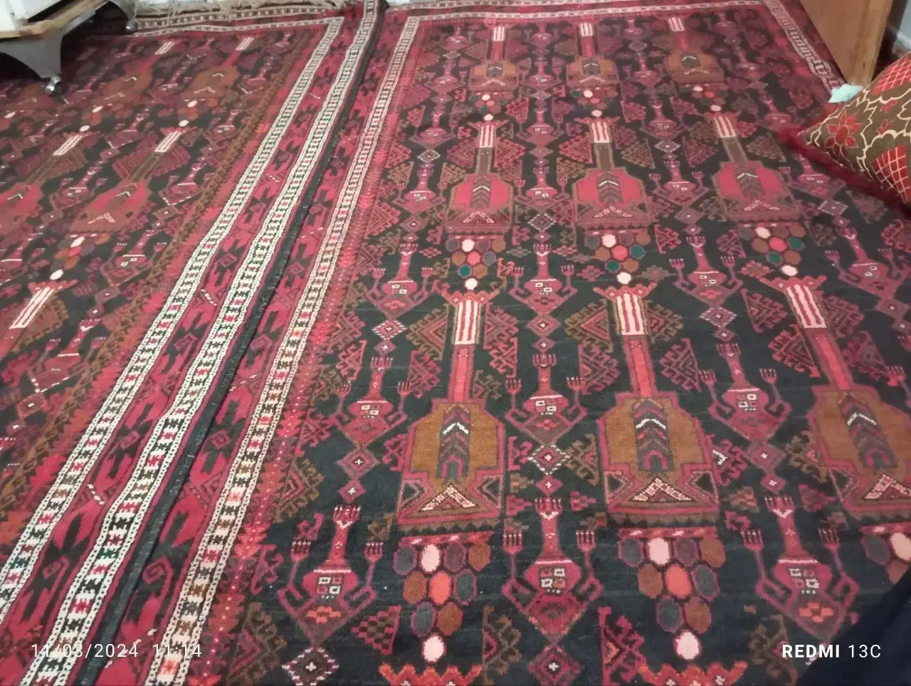 قالیچه دست باف|فرش|زاهدان, |دیوار