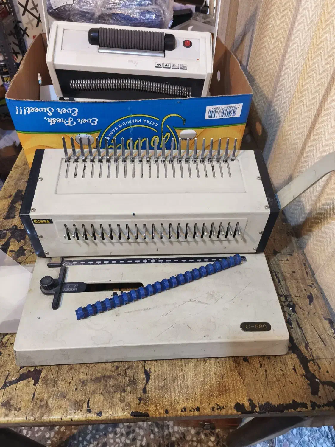 دستگاه صحافی فنر زن پلاستیکی|پرینتر، اسکنر، کپی، فکس|دورود, |دیوار