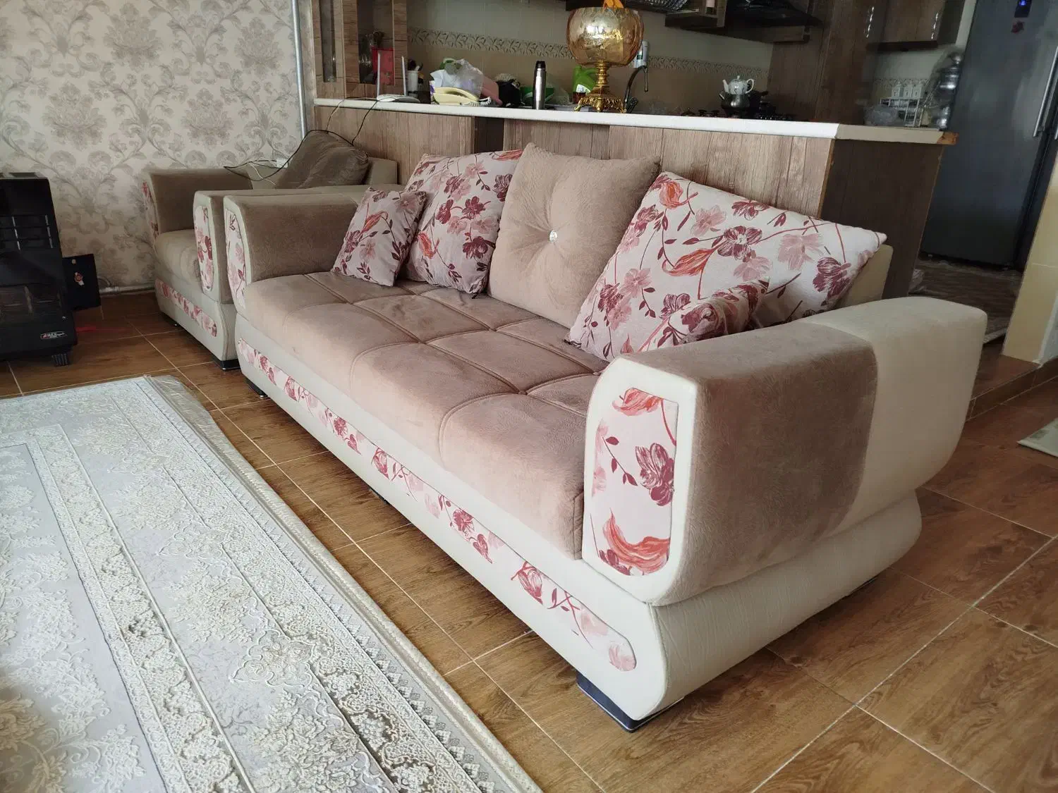 مبل ۸ نفر در حد نو|مبلمان خانگی و میز عسلی|مهاباد (آذربایجان غربی), |دیوار