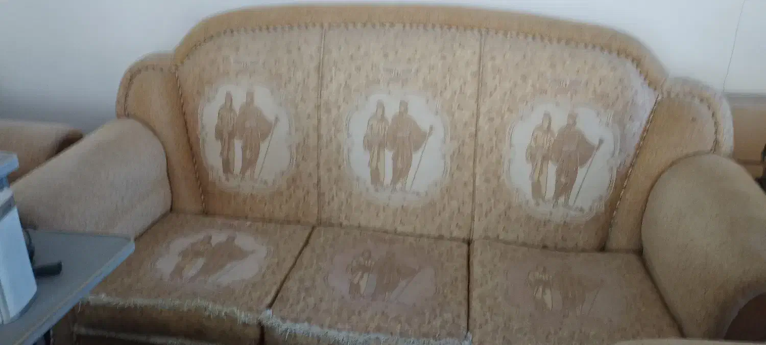 مبل راحتی کارکرده ۷نفره|مبلمان خانگی و میز عسلی|خمین, |دیوار