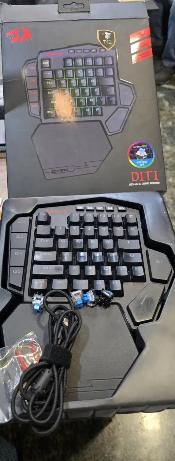 کیبورد مخصوصps5 redragon|قطعات و لوازم جانبی رایانه|تهران, فلسطین (میدان انقلاب)|دیوار