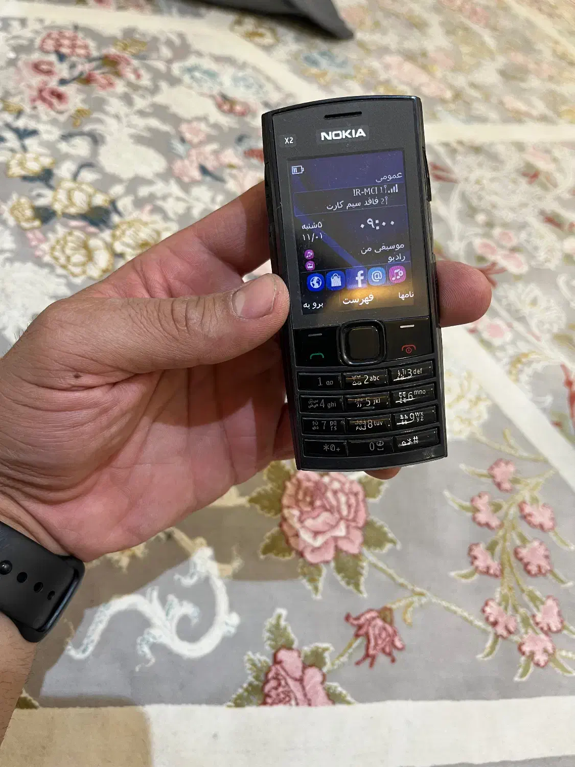 نوکیا x2-02 اصلی هند تمیز و درحد|موبایل|تهران, اتابک|دیوار