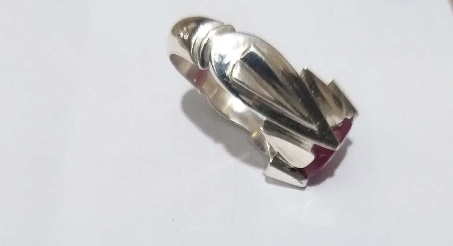 انگشتر نقره یاقوت نو|جواهرات|مینودشت, |دیوار