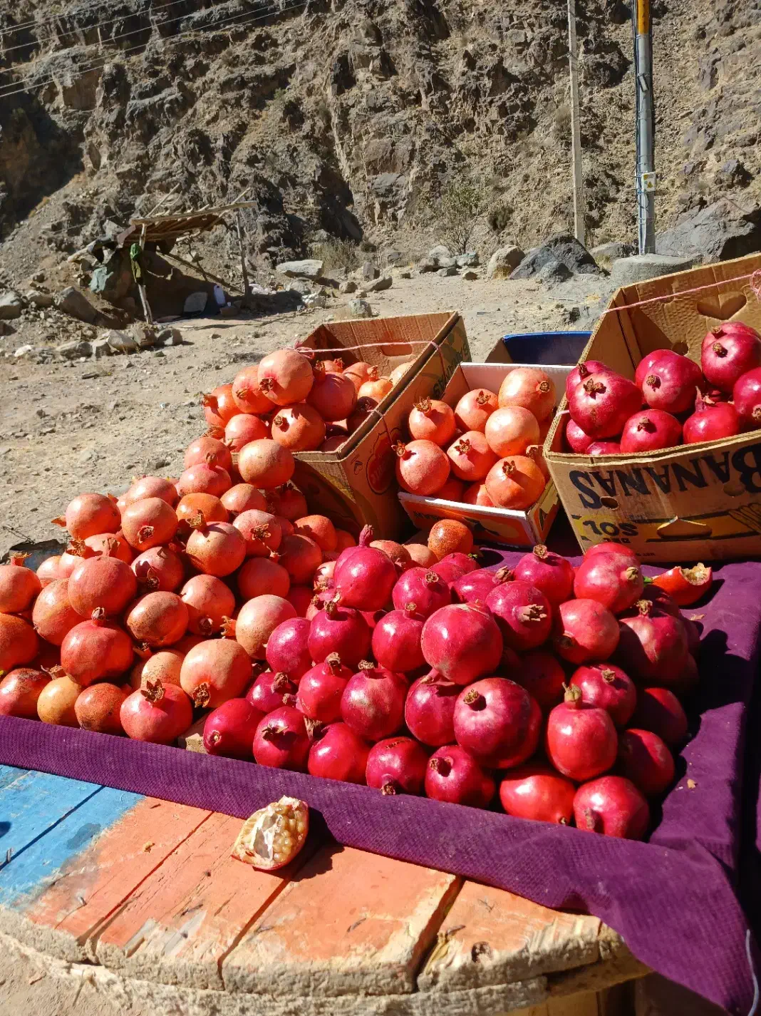انار کوهستان شیرین وتازه|خوردنی و آشامیدنی|کوهسرخ, |دیوار