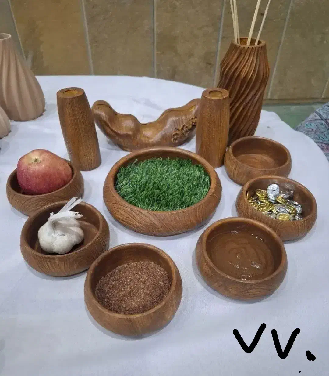 هفت سین زیبا|صنایع دستی و سایر لوازم تزئینی|امیدیه, |دیوار