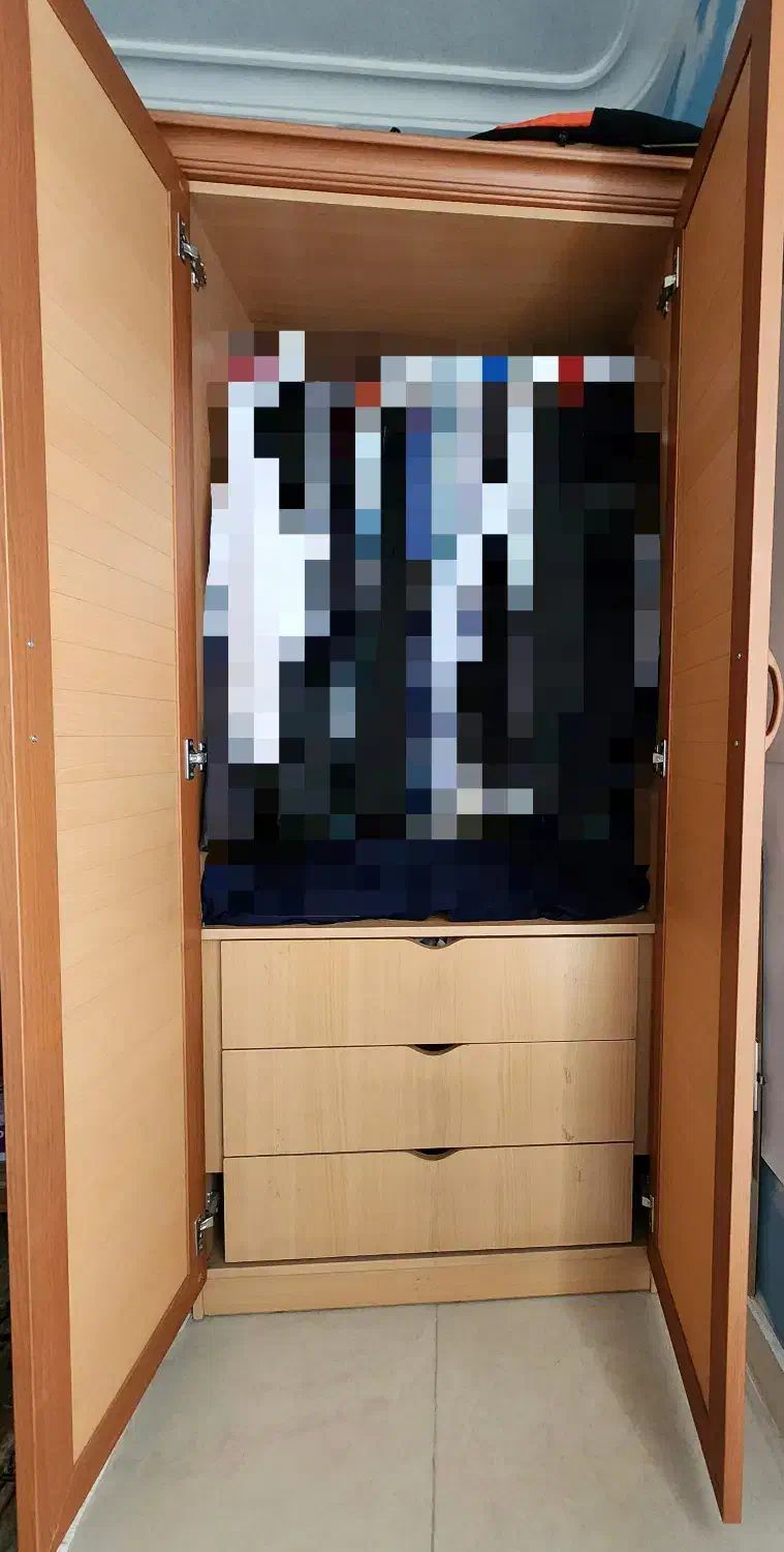 کمدلباس ام دی اف ،سالم و بسیارتمیز|جاکفشی، کمد، دراور|رشت, نیکمرام|دیوار