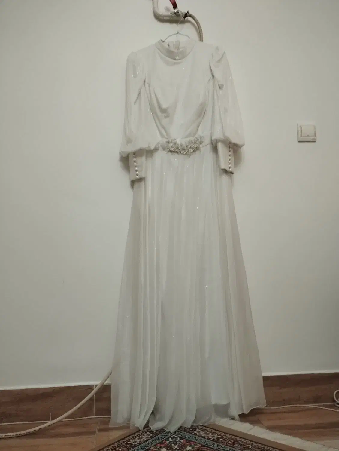 لباس عروس تمام شاین سایز ۴۴|لباس|بروجرد, |دیوار