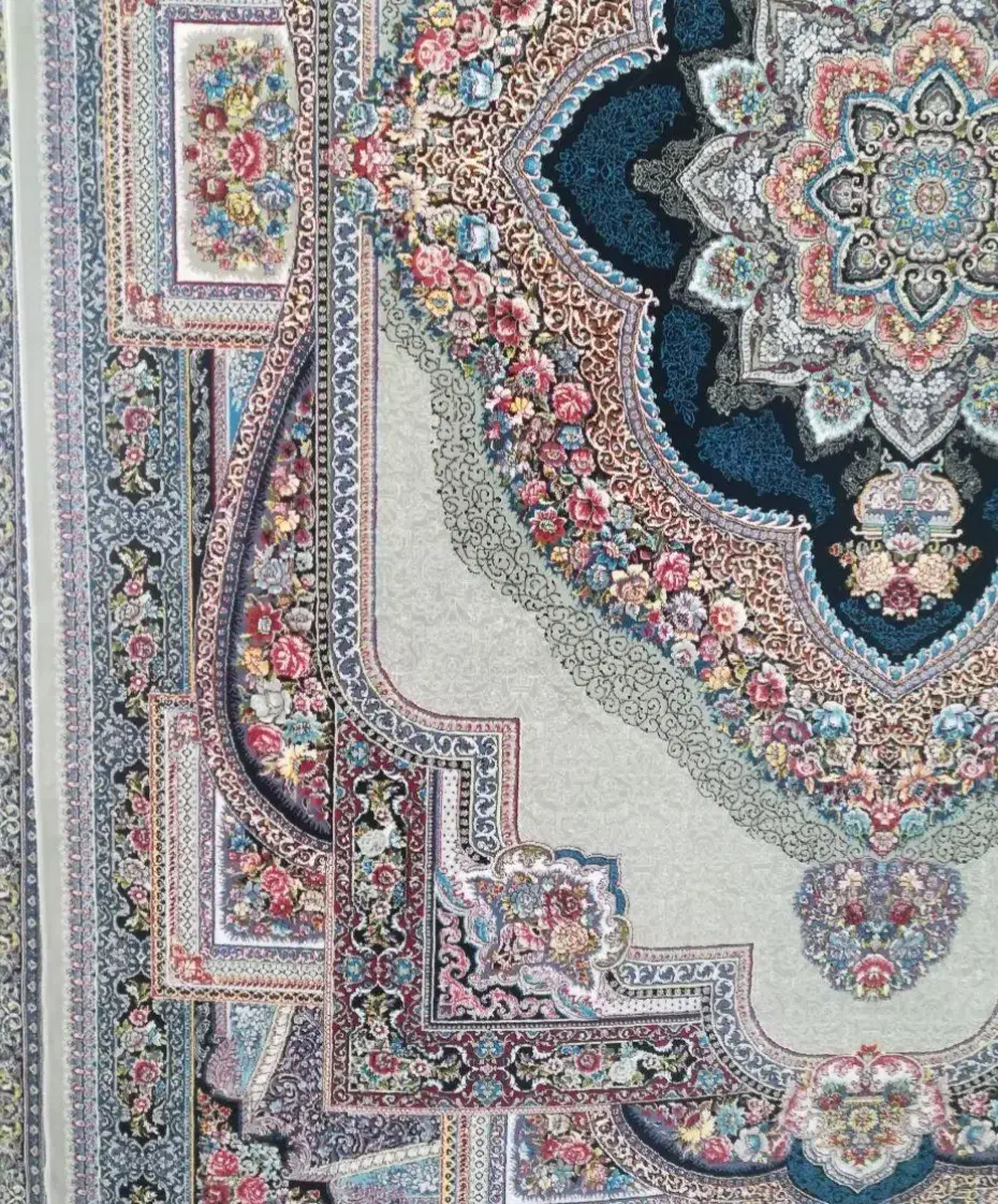 دوعدد فرش ۹متری طرح معلق فیلی طوسی|فرش|کردکوی, |دیوار