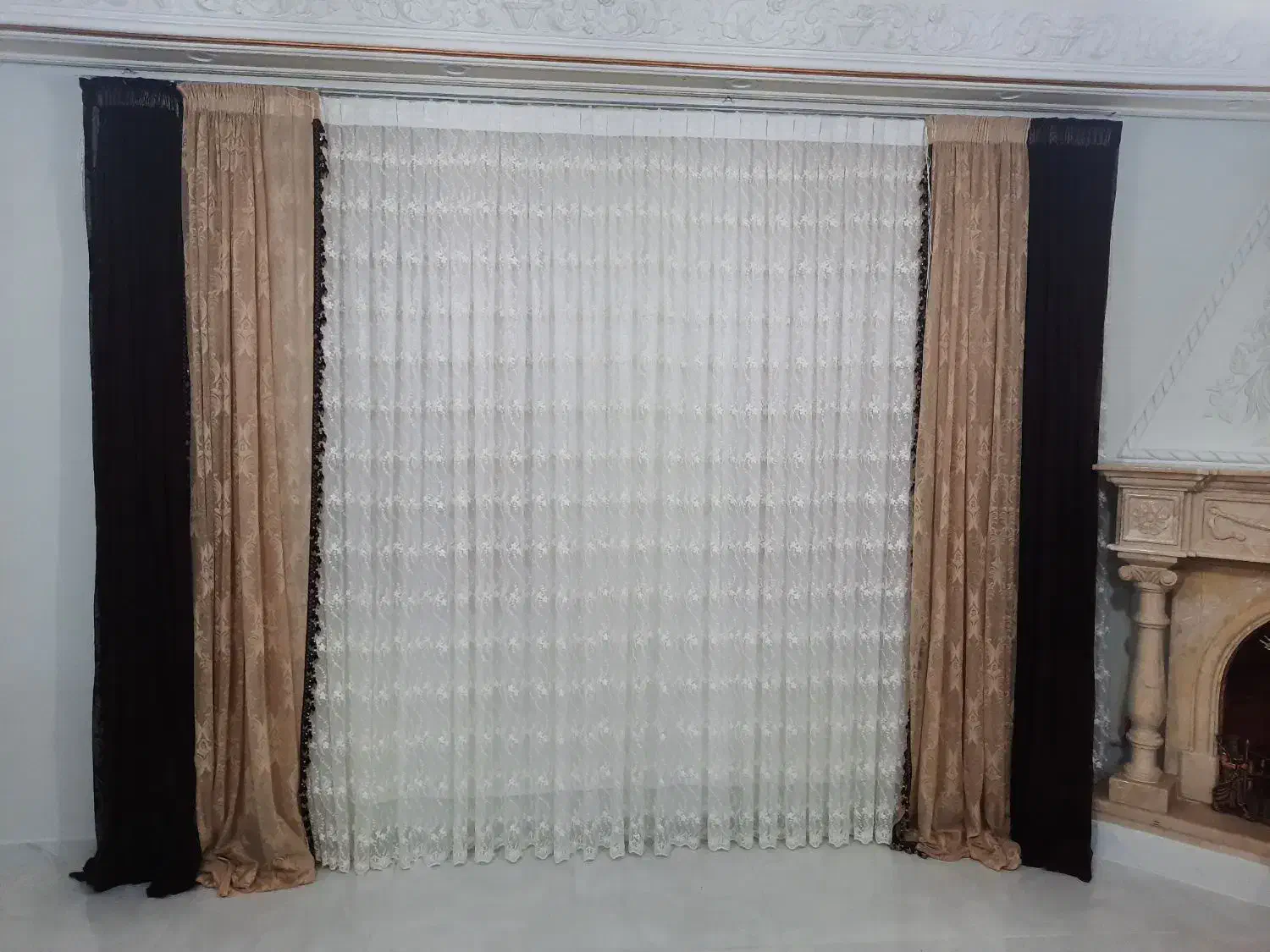 پرده پذیرایی|پرده، رانر، رومیزی|نورآباد, |دیوار