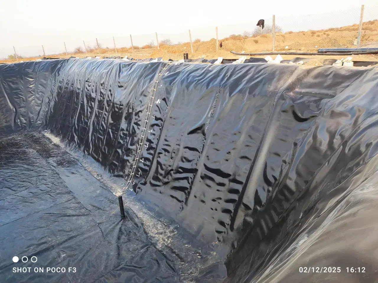 ورق ژئوممبران عایق استخر ، ژئوممبراین ، ژئوممبرین|عمدهفروشی|ساری, |دیوار