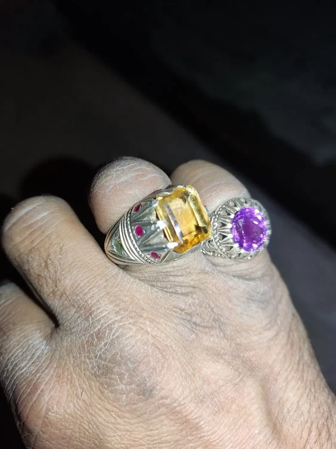 انگشتر سیترین طبیعی|جواهرات|قم, کلهری|دیوار