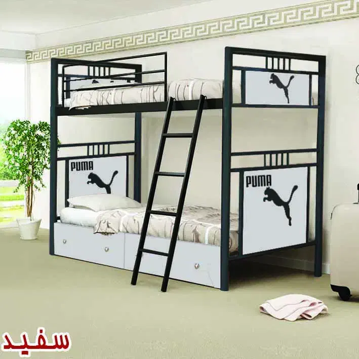 تخت دوطبقه محکم با دوام|تخت و سرویس خواب|تبریز, |دیوار