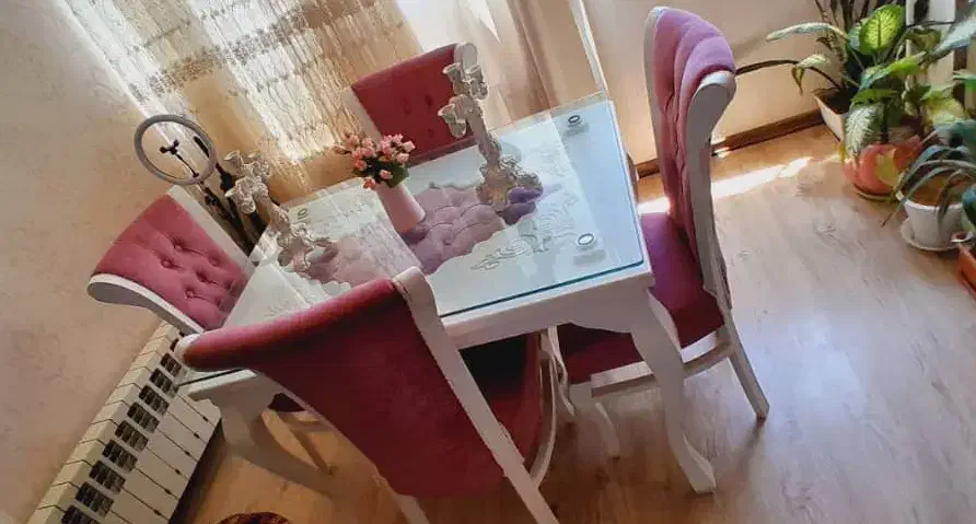 میز نهار خوری ۴ نفره شیک|میز و صندلی غذاخوری|تبریز, |دیوار