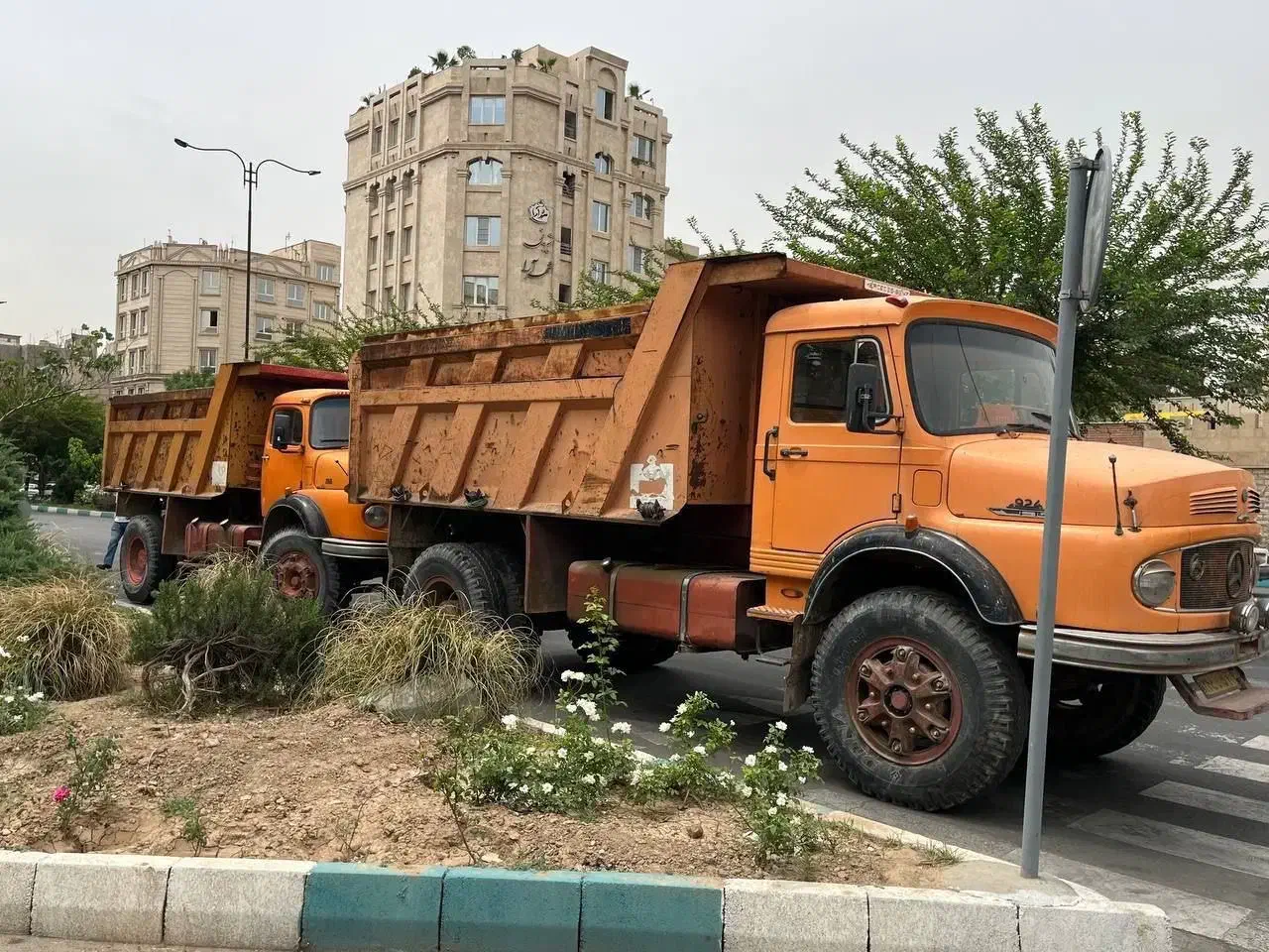 کامیون بنز 1921کمپرسی مدل80|خودرو سنگین|باقرشهر, |دیوار
