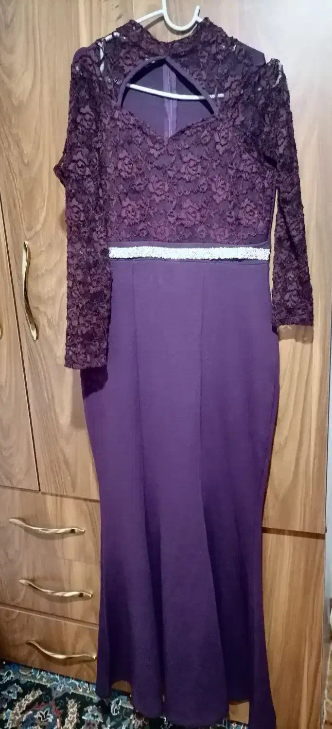 لباس مجلسی بلند ماکسی از سایز40 تا 44 میخوره|لباس|سیاهکل, |دیوار