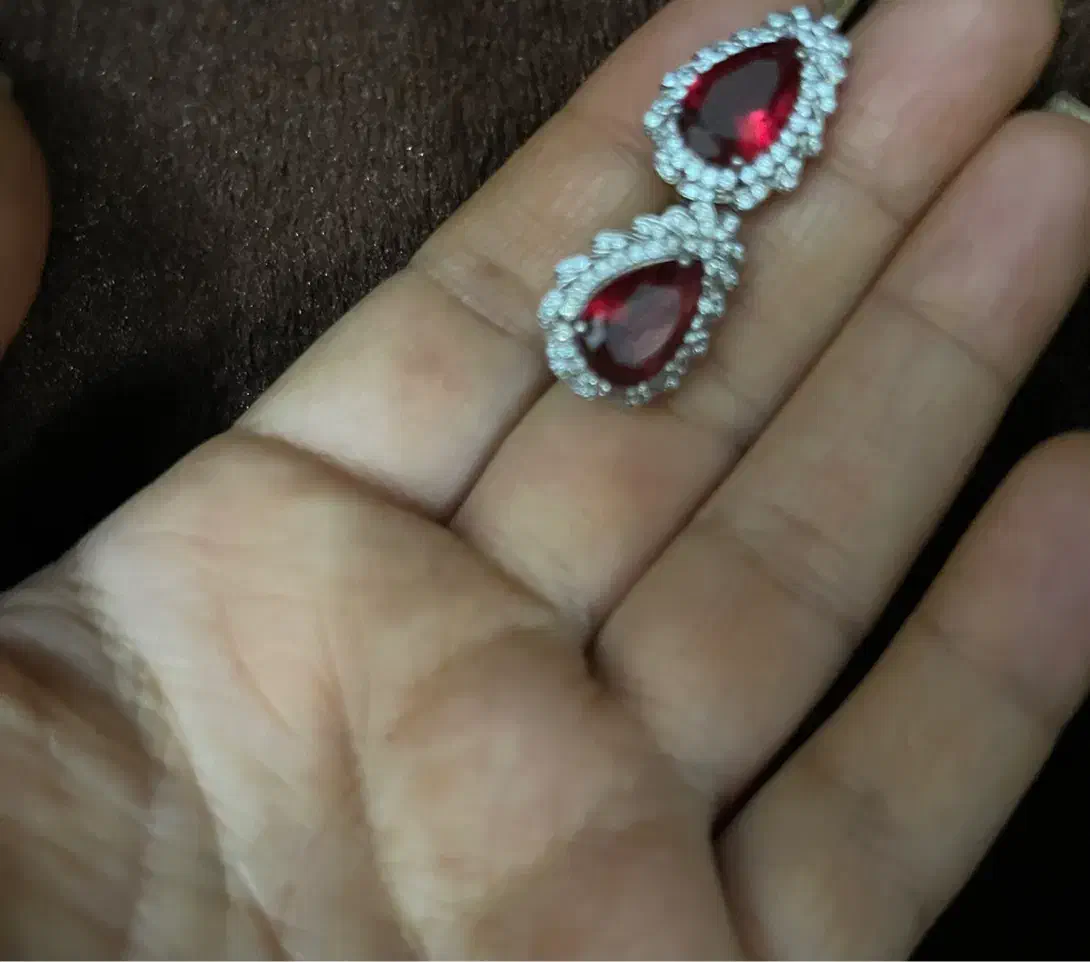 گوشواره و انگشتر نقره ۹۲۵نو|بدلیجات|تهران, یوسفآباد|دیوار