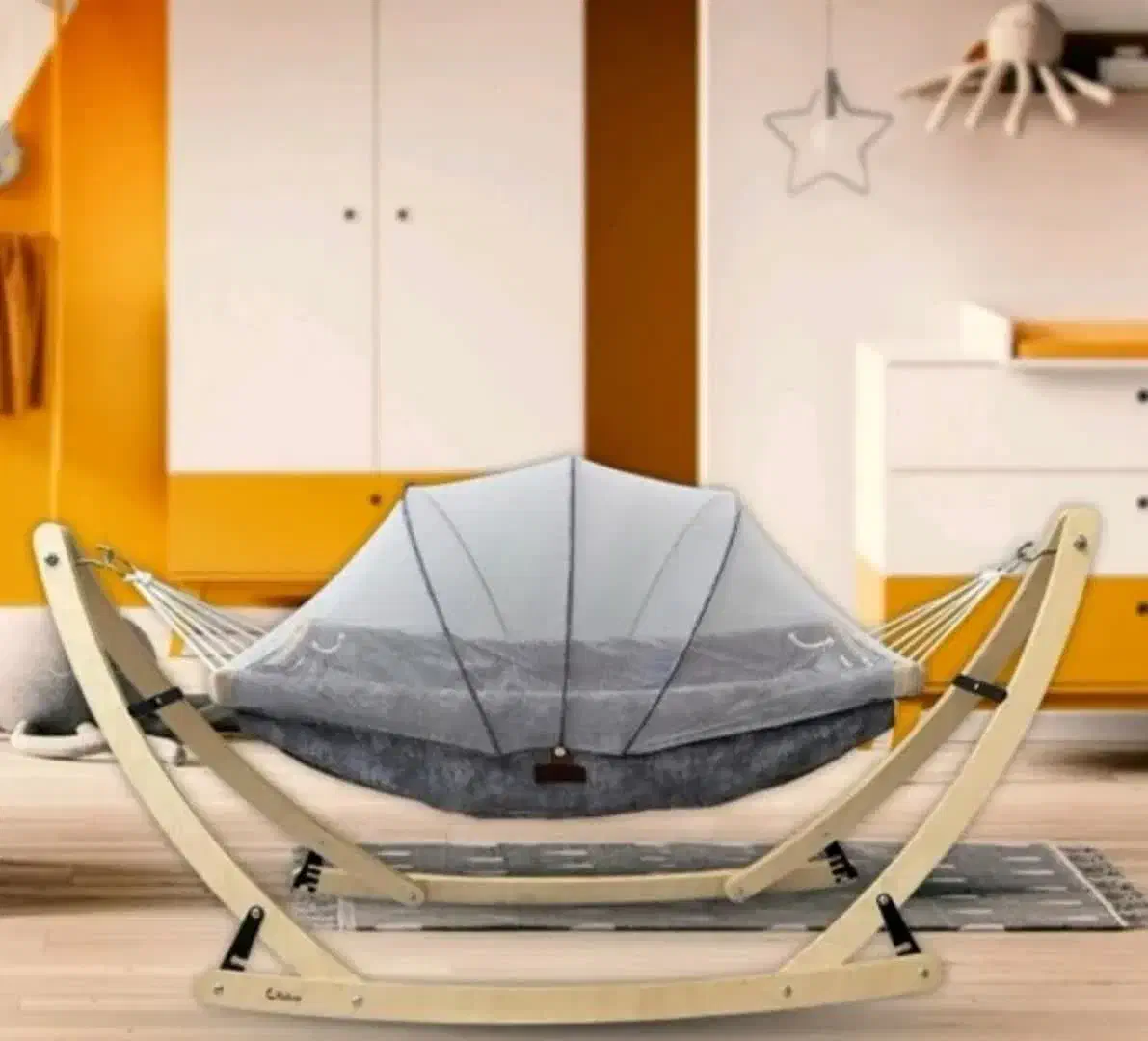 گهواره سنتی ننو سیسمونی|تخت و سرویس خواب|اصفهان, لاله|دیوار