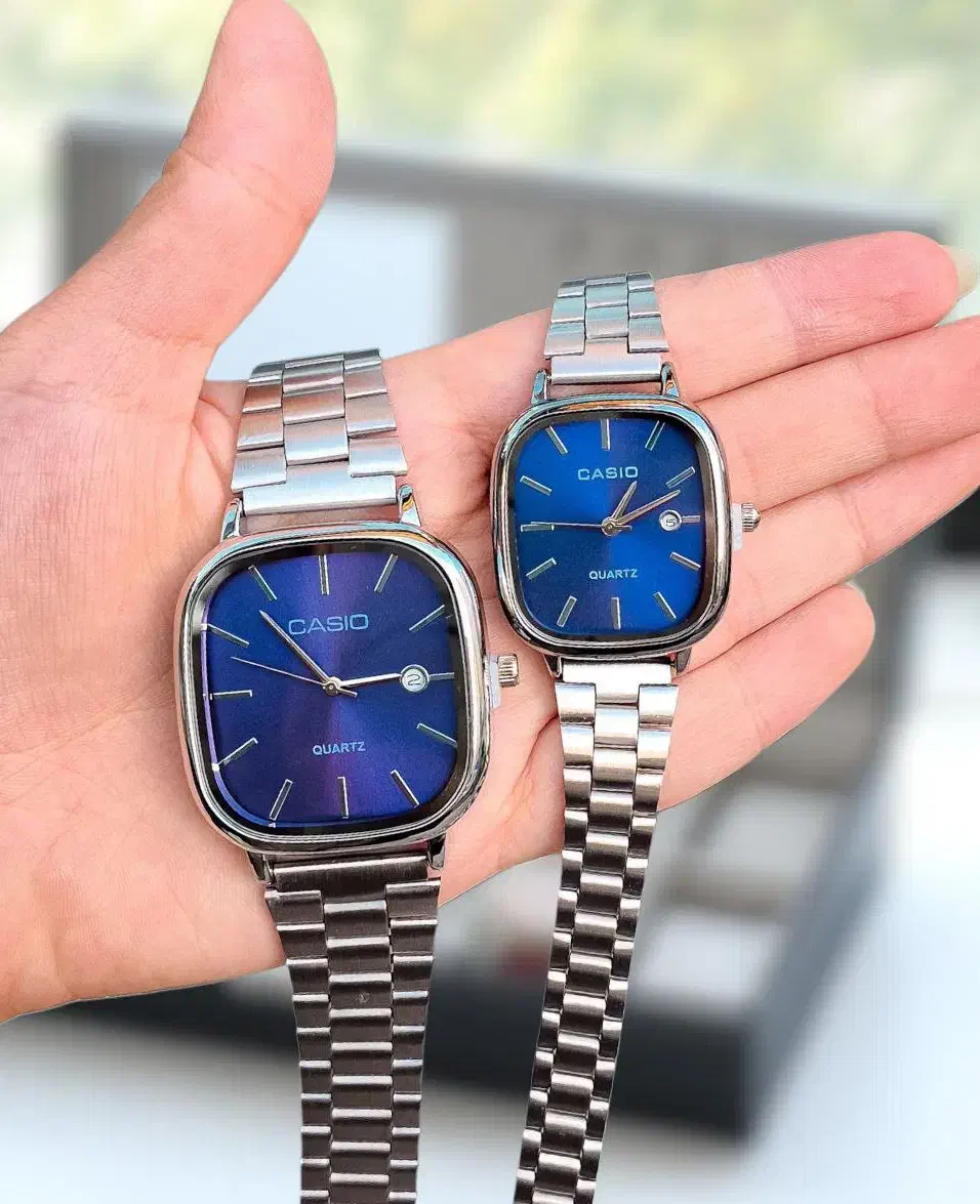 حراج ست نامزدی ساعت کاسیو مربعی اولدمانی CASIO|ساعت|تبریز, |دیوار