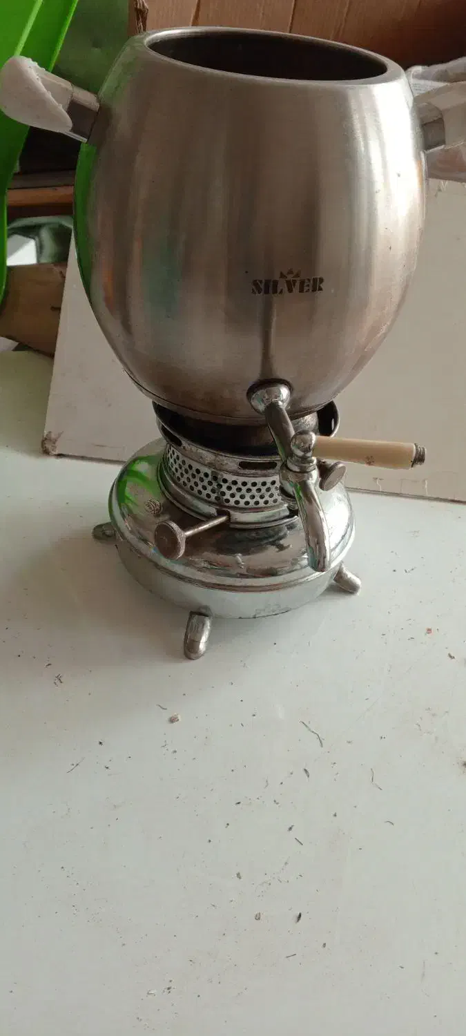 پایه سماور و کتری استیل|قوری، کتری، قهوه‌ساز دستی|همدان, |دیوار