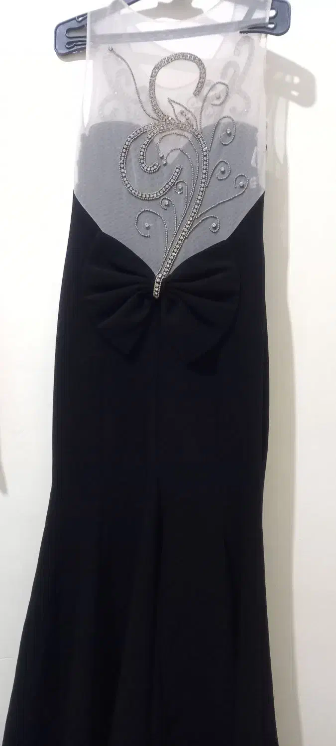 لباس مجلسی مشکی بلند|لباس|وحیدیه, |دیوار