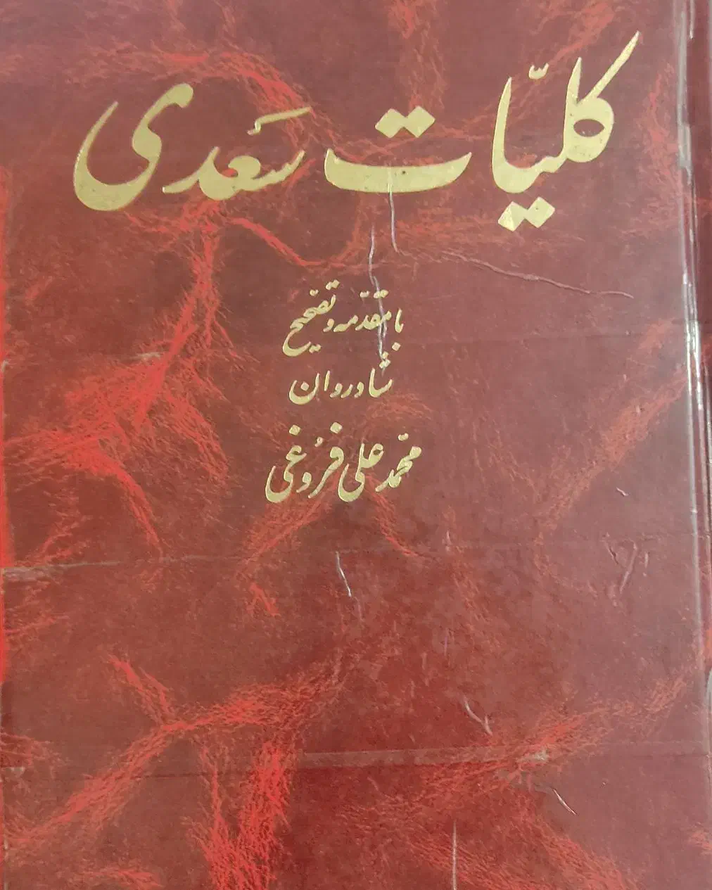 کتاب کلیات سعدی تصحیح محمد علی فروغی|کتاب و مجله ادبی|قم, چهل درخت‎|دیوار