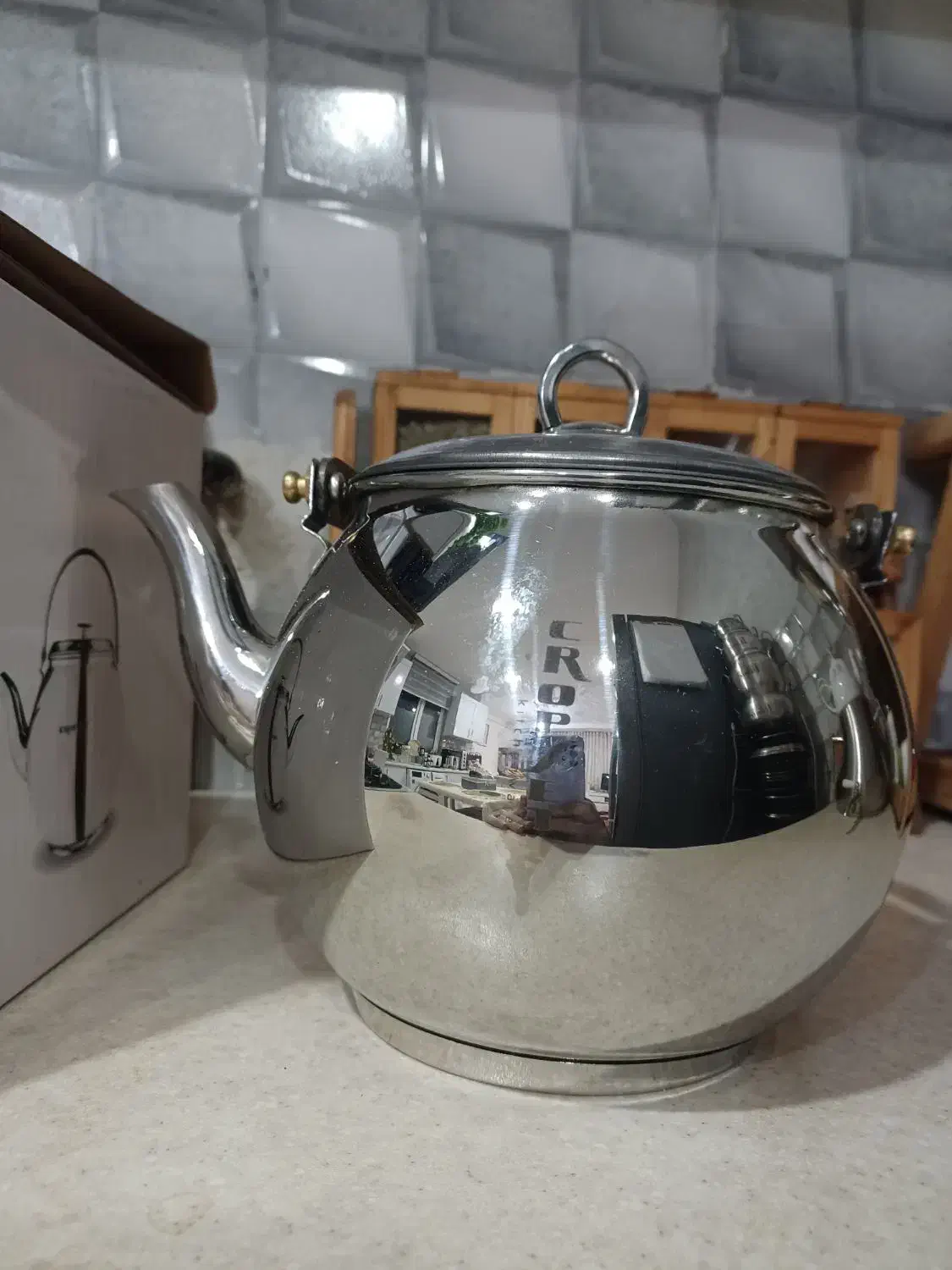 قوری استیل جنس ترکی|قوری، کتری، قهوهساز دستی|زاهدان, |دیوار