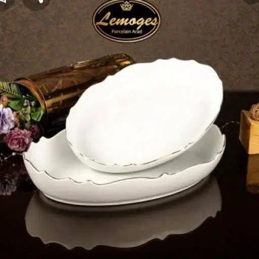 تابه بیضی و دایره ای موج لب طلایی|ظروف سرو و پذیرایی|تهران, ملکآباد|دیوار