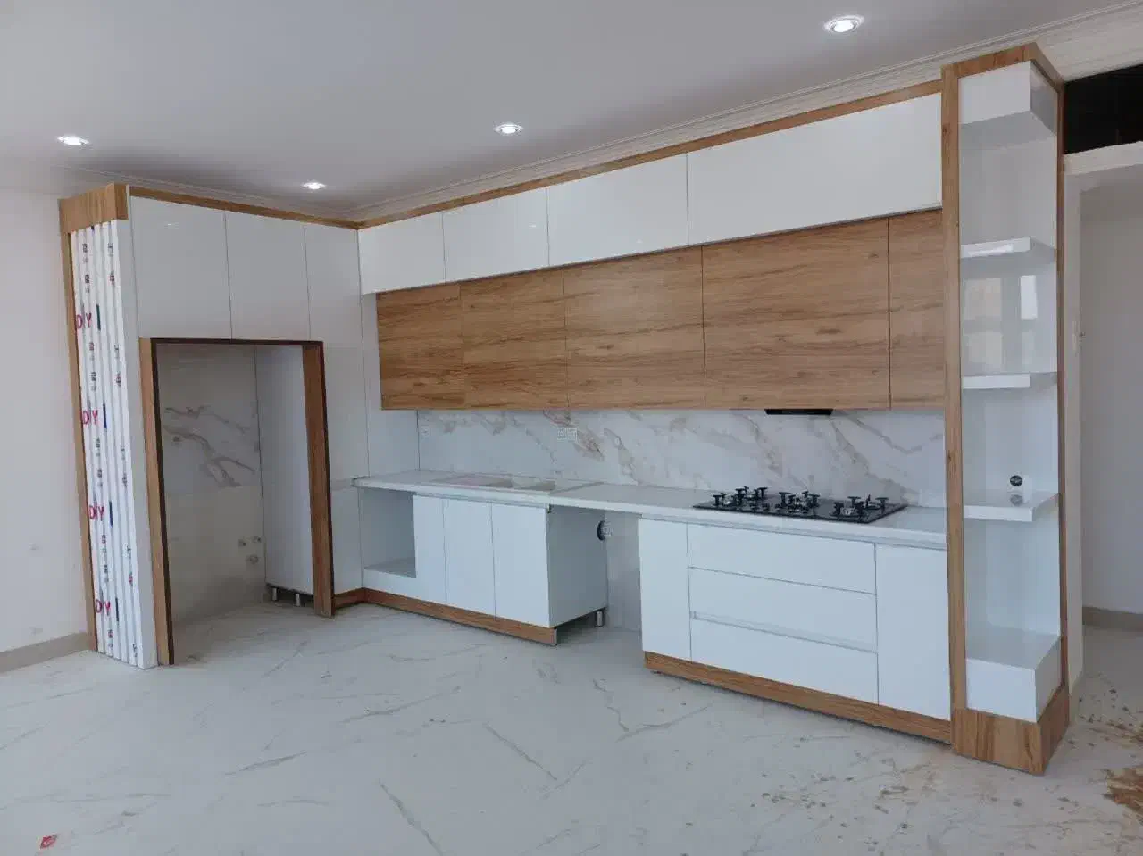 کابینت کمد دیواری درب چوبی|جاکفشی، کمد، دراور|حمیدیا, |دیوار