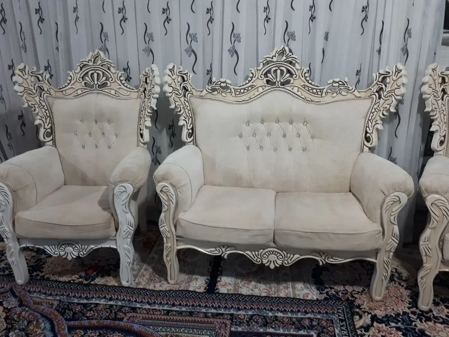 مبل سلطنتی|مبلمان خانگی و میز عسلی|ایلام, |دیوار