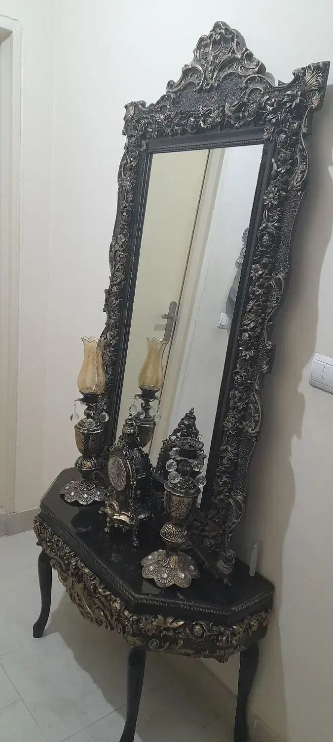 آیینه شمعدان|آینه|نظرآباد, شهرک فرهنگیان|دیوار