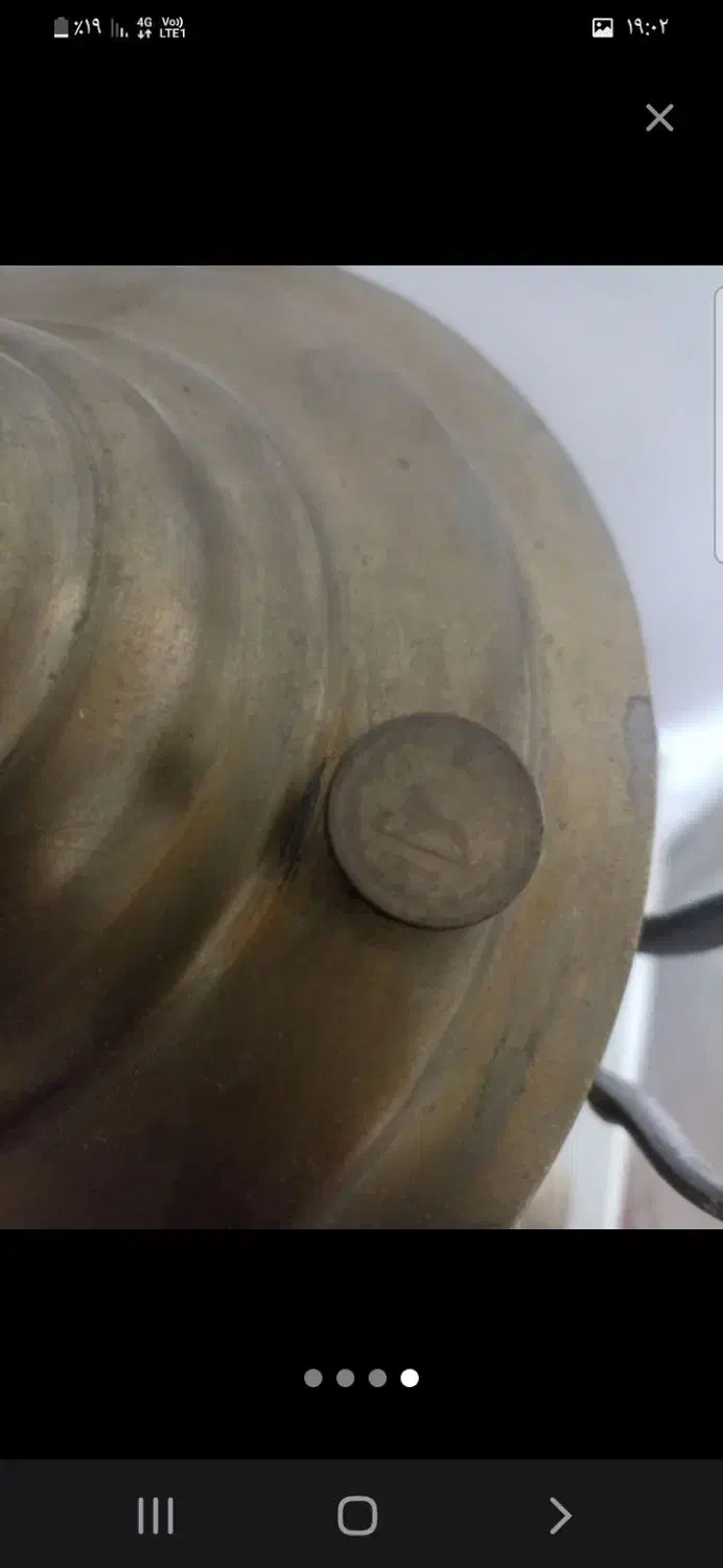 سماور ذغالی قدیمی|کلکسیون اشیاء عتیقه|شیروان (خراسان), |دیوار