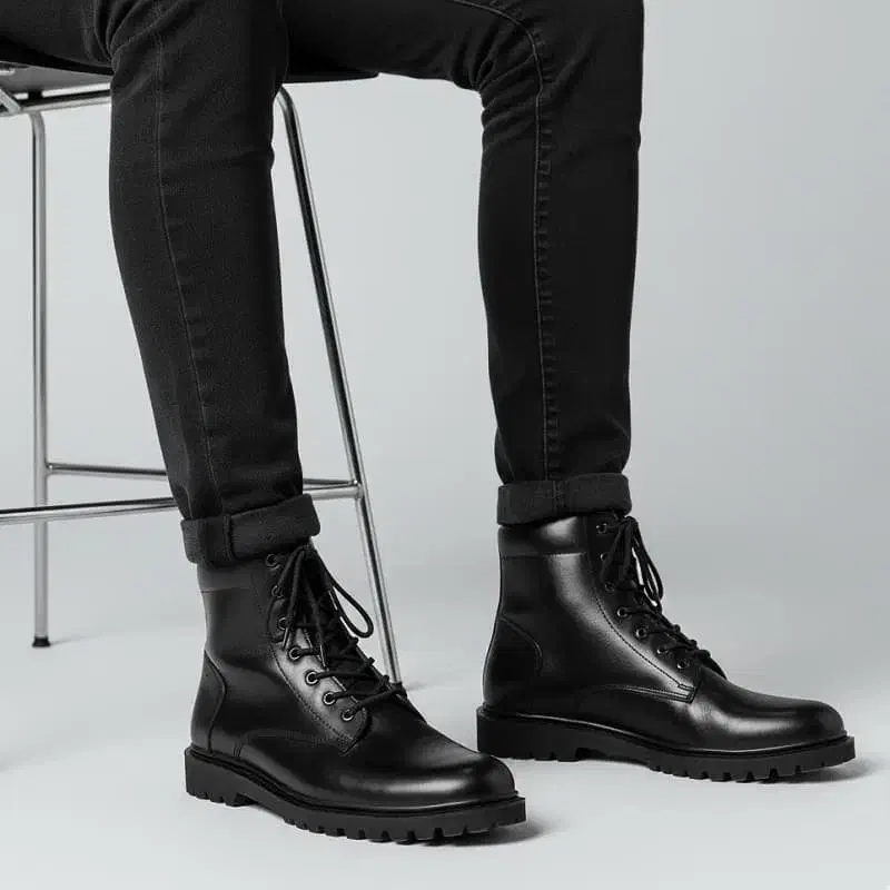 نیم بوت مردانه زیپی مدل Bershka -مشکی|کیف، کفش، کمربند|رشت, لاکان|دیوار