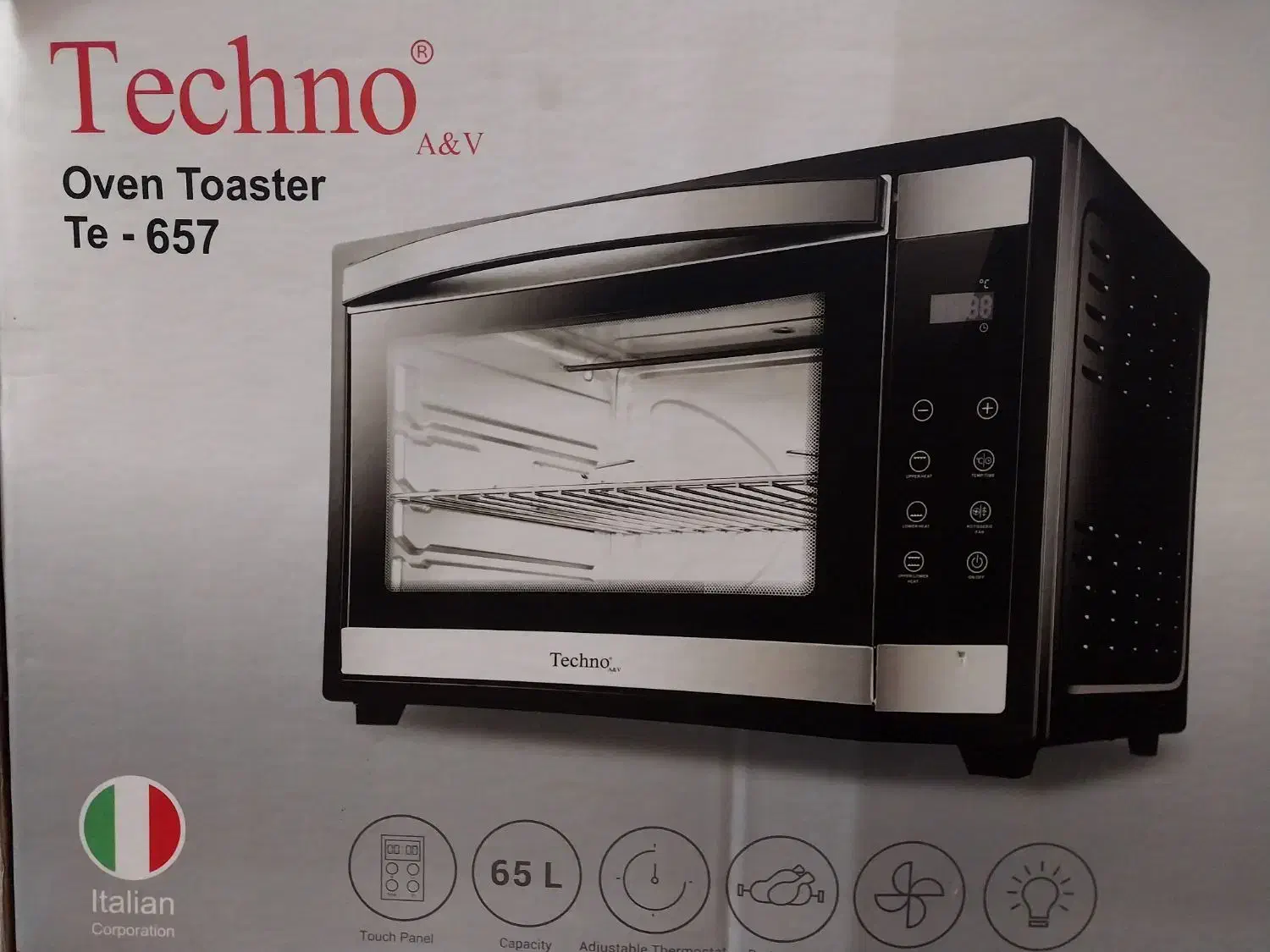 اون توستر تکنو ۶۵۷|اجاق گاز و لوازم برقی پخت‌وپز|لنگرود, |دیوار