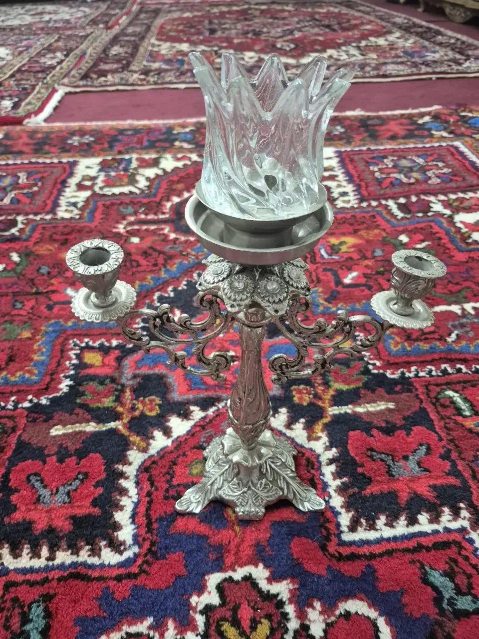 شمعدان برنز در حد|لوستر و چراغ آویز|اهر, |دیوار