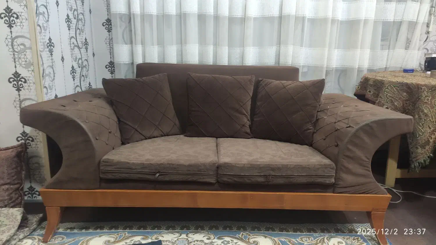 مبل نیم ست 4 نفره|مبلمان خانگی و میز عسلی|فردیس, سرحدی|دیوار