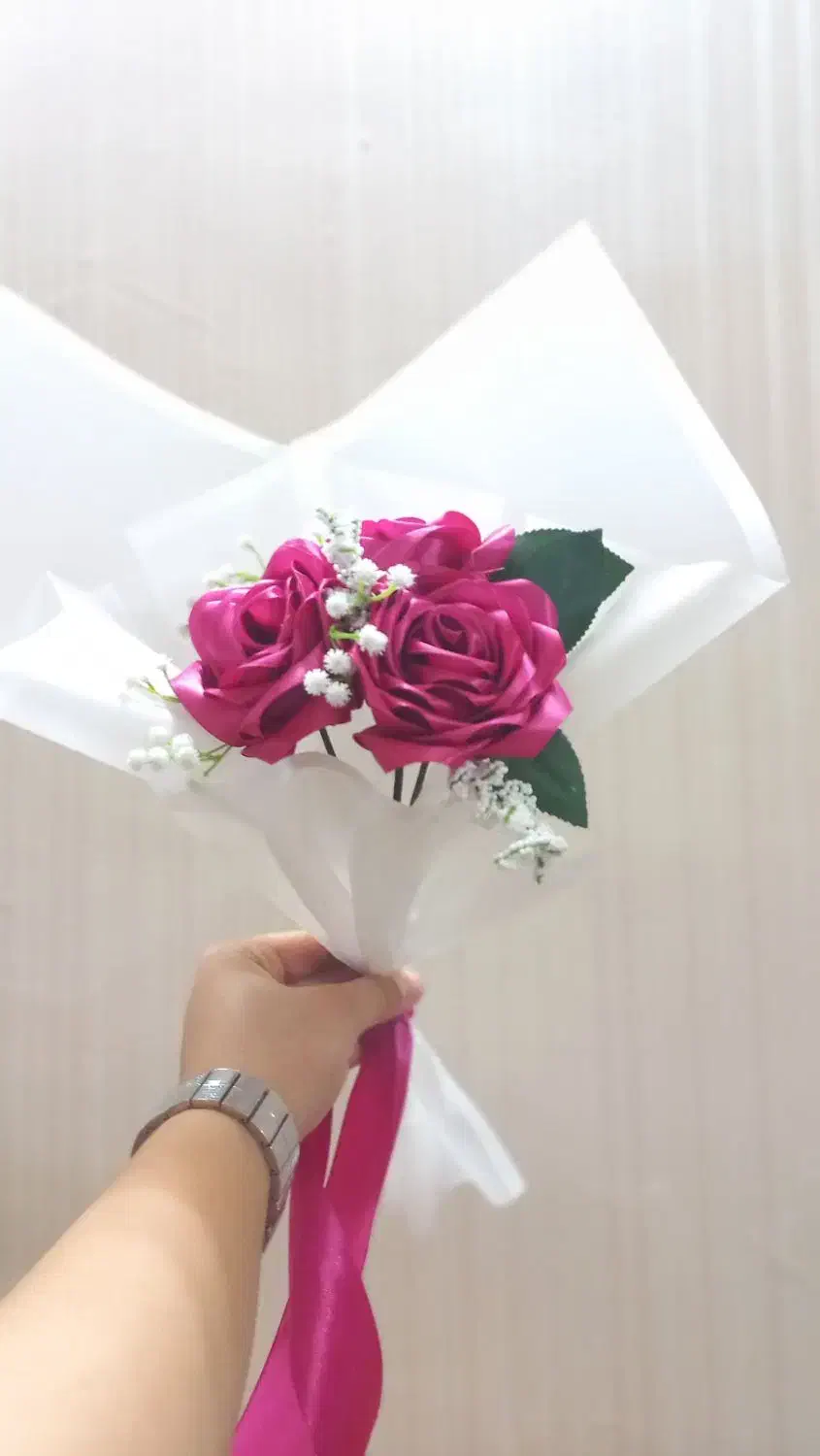 انواع دست گل و تک شاخه روبانی و عروسک های زیبا|گل مصنوعی|چهاردانگه (تهران), |دیوار