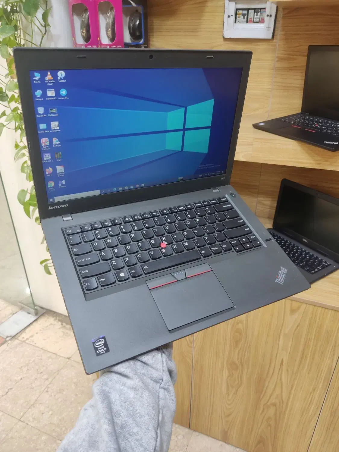 لپتاپLenovo T450 i7قدرتمند رم۸/هارد256sdd/اسلیم|رایانه همراه|ری, علایین|دیوار