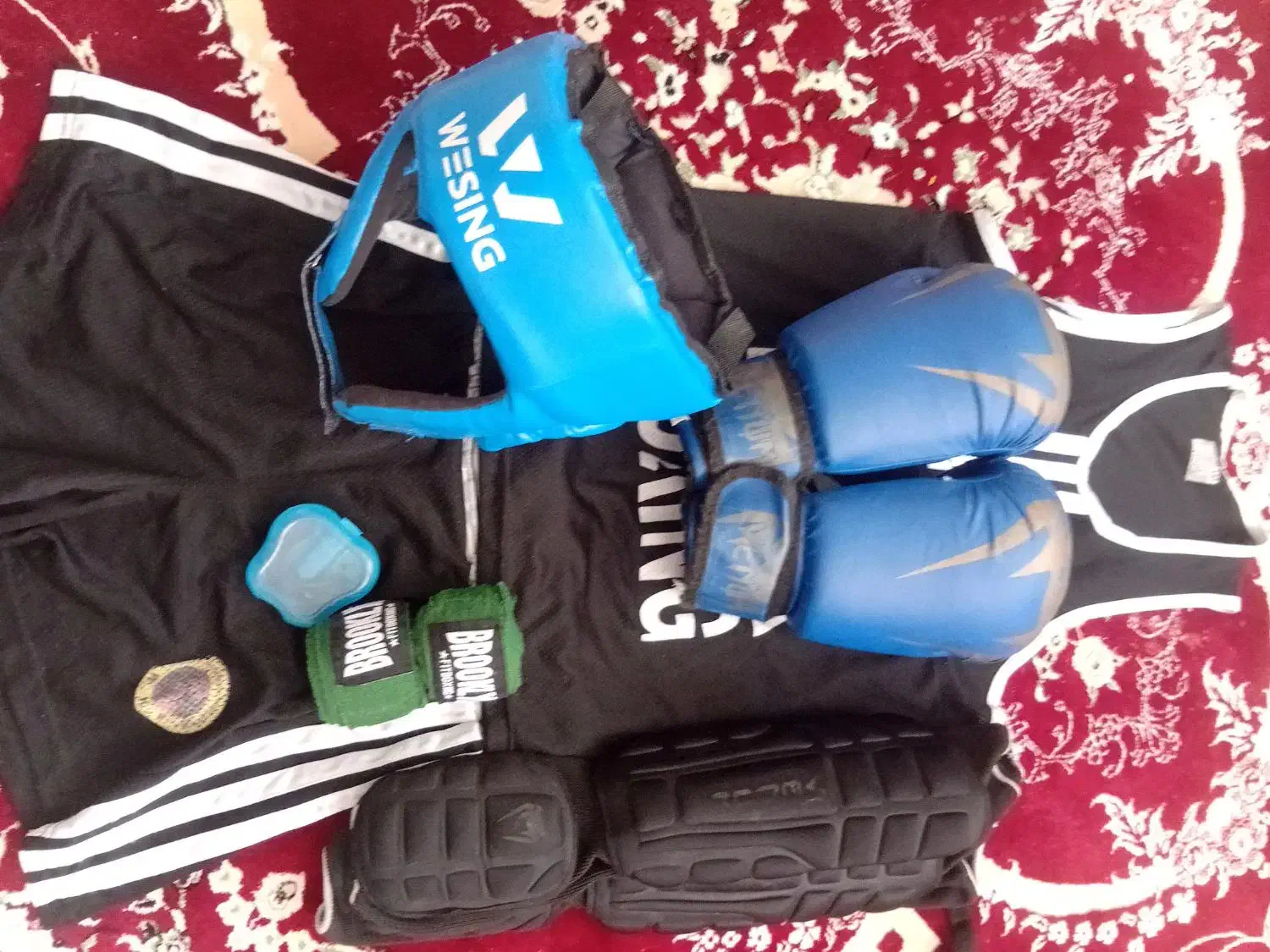 کیت کامل کیک بوکس|تجهیزات ورزشی|قم, باغ شریفی|دیوار