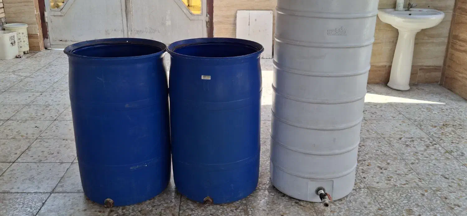 بشکه پلاستیکی ۳۰۰ لیتری|مصالح و تجهیزات ساختمان|اهواز, زوویه ۲|دیوار