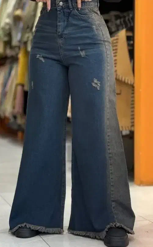 شلوار جین شافل بگ|لباس|نمین, |دیوار