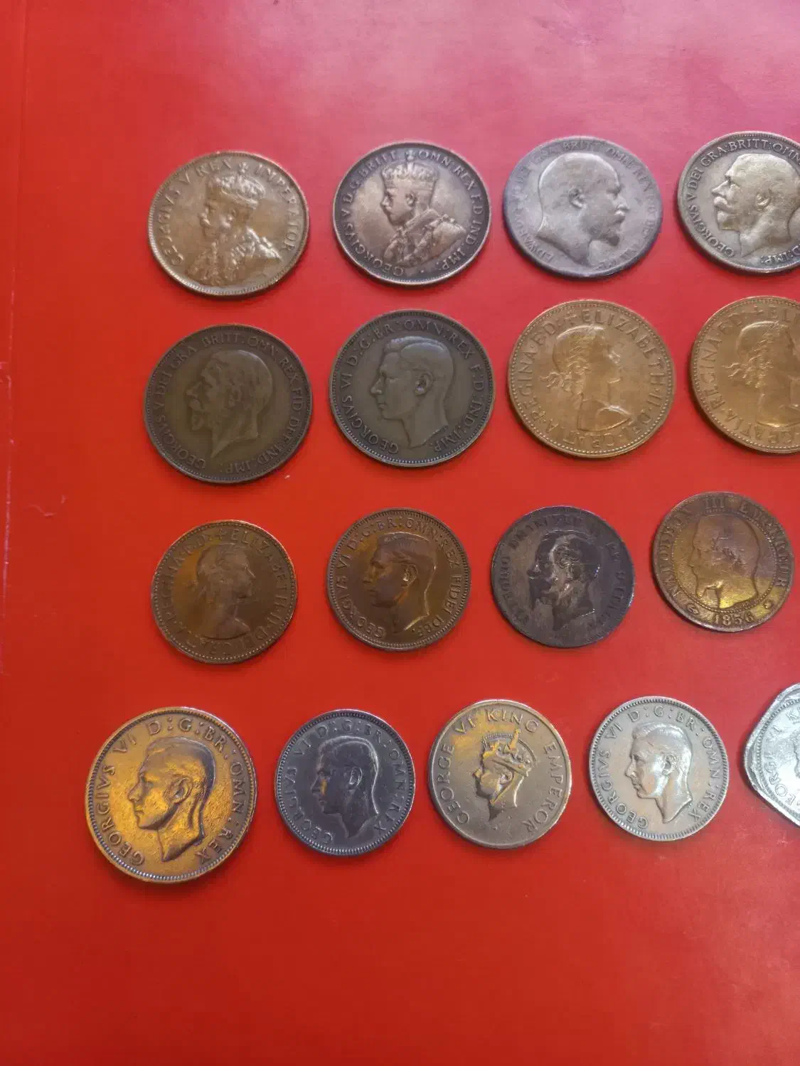 ۲۳عدد سکه خارجی قدیمی و کمیاب|کلکسیون سکه، تمبر، اسکناس|کرمانشاه, |دیوار