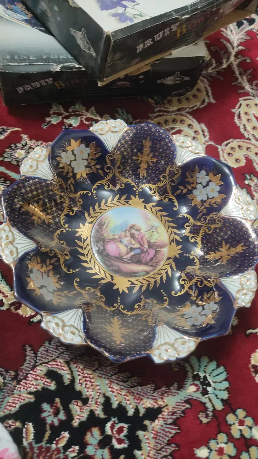 میوه خوری سرمه ای|ظروف سرو و پذیرایی|یزد, |دیوار