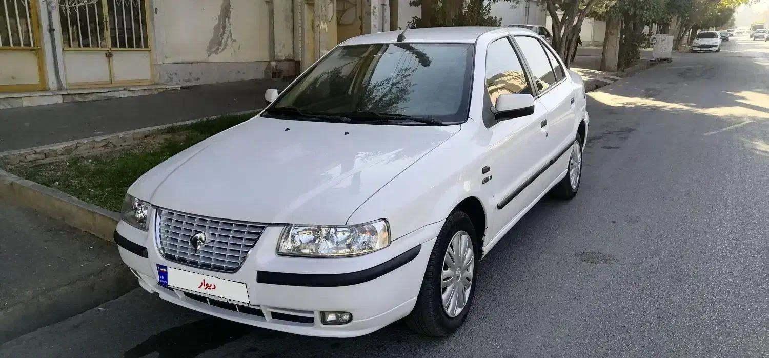 سمند سفید دوگانه کارخانه. مدل 95|خودرو سواری و وانت|گرگان, |دیوار