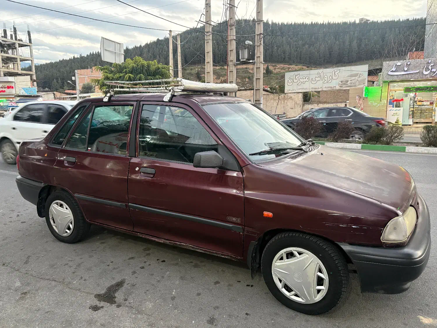 پراید زرشکی بی رنگ مدل ۱۳۸۹|خودرو سواری و وانت|گرگان, |دیوار