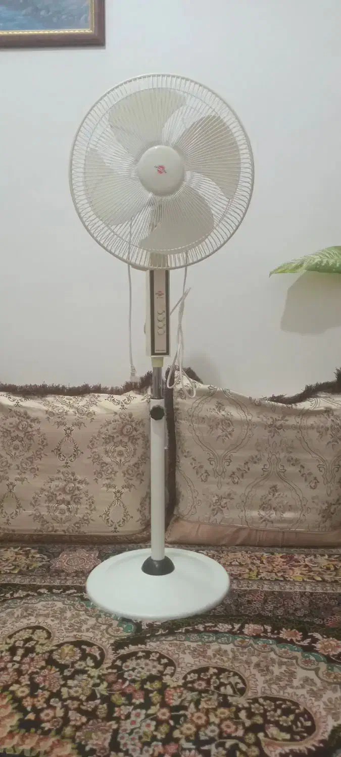 پنکه پایه بلند|پنکه و تصفیه‌کنندهٔ هوا|جهرم, |دیوار